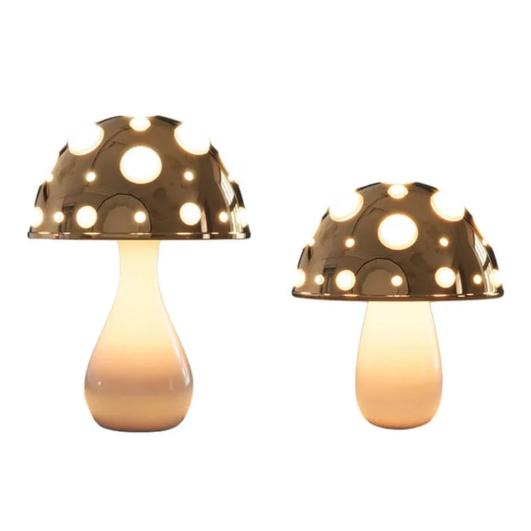 MushGlow Mushroom Table Lamp (8"–12")