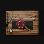 Traditional Teak Carving & Cutting Board with Juice Groove, Charcuterie Board, Extra Large 24x18 in