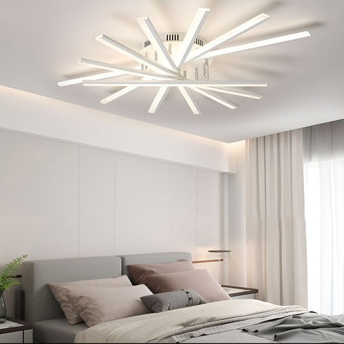 Strip LED White Nordic Ceiling Light - view 2