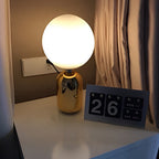 Selene Glass Globe Table Lamp (14"–19")
