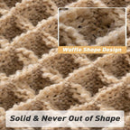 LuxeWeave Waffle Bath Mat