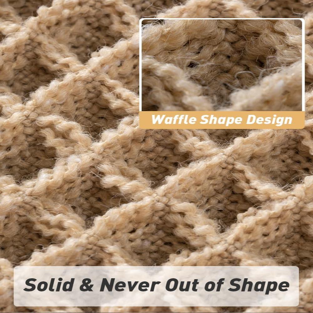 LuxeWeave Waffle Bath Mat