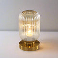 AmberGlow Amber Glass Table Lamp (10")