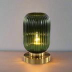 AmberGlow Amber Glass Table Lamp