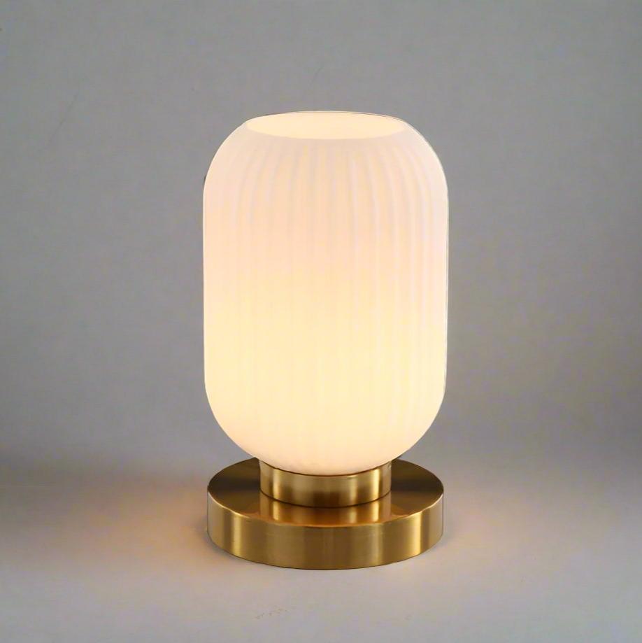 AmberGlow Amber Glass Table Lamp