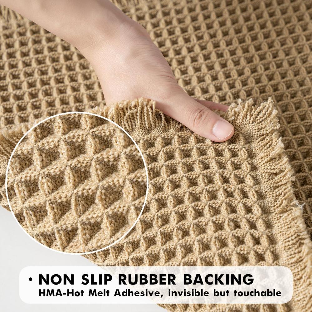 LuxeWeave Waffle Bath Mat