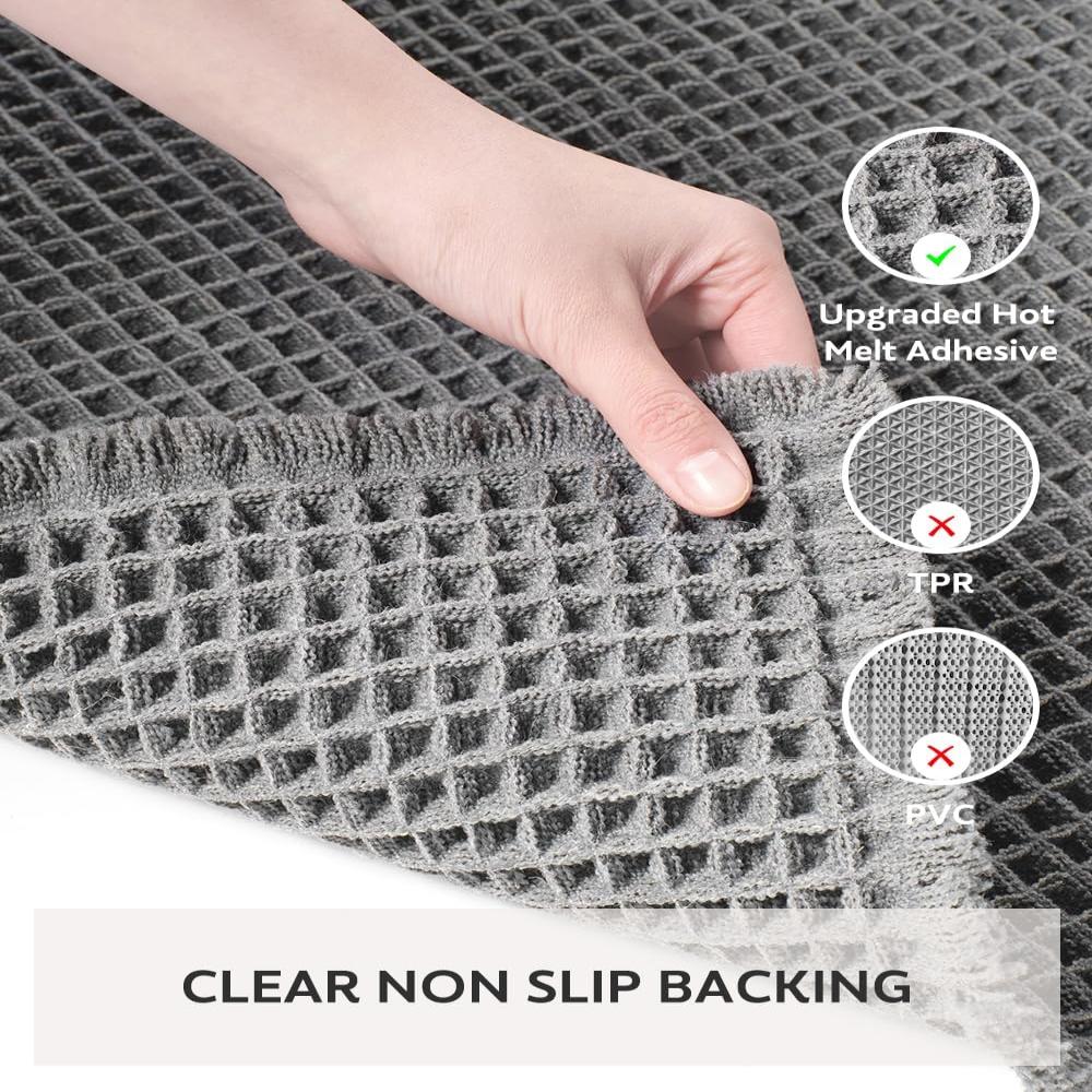 LuxeWeave Waffle Bath Mat