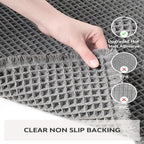 LuxeWeave Waffle Bath Mat