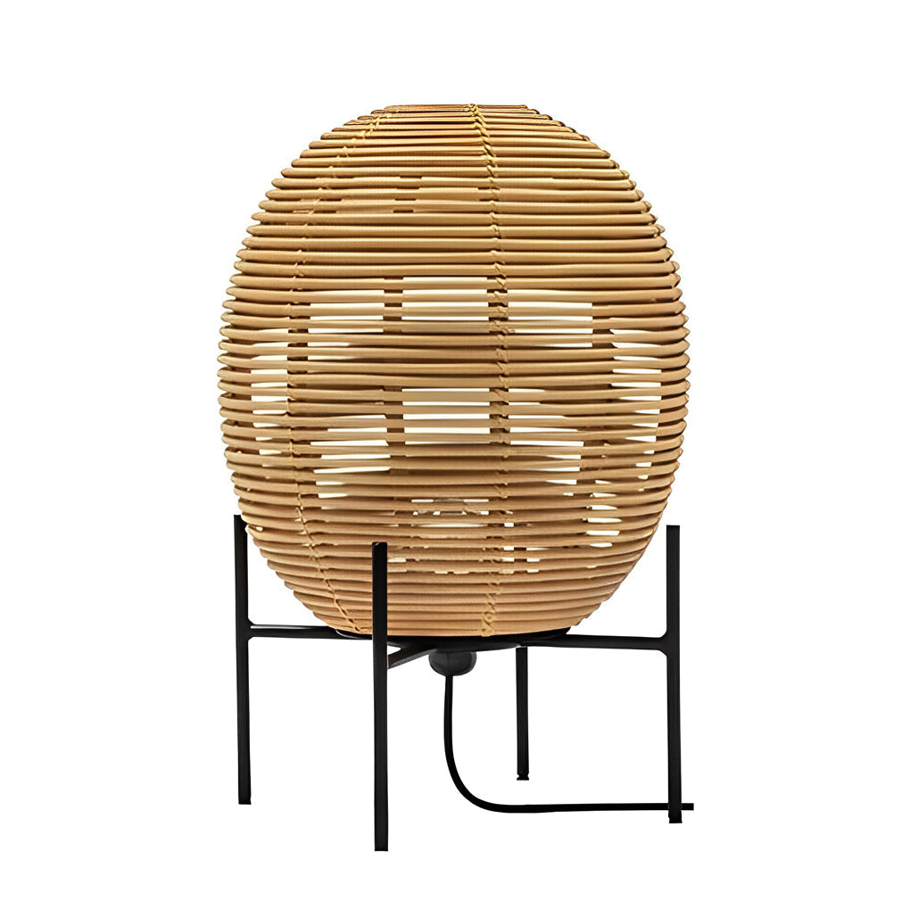 Savannah Rattan Floor Lamp (20"–63")