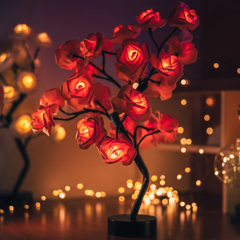 LuminaRose LED Rose Lamp
