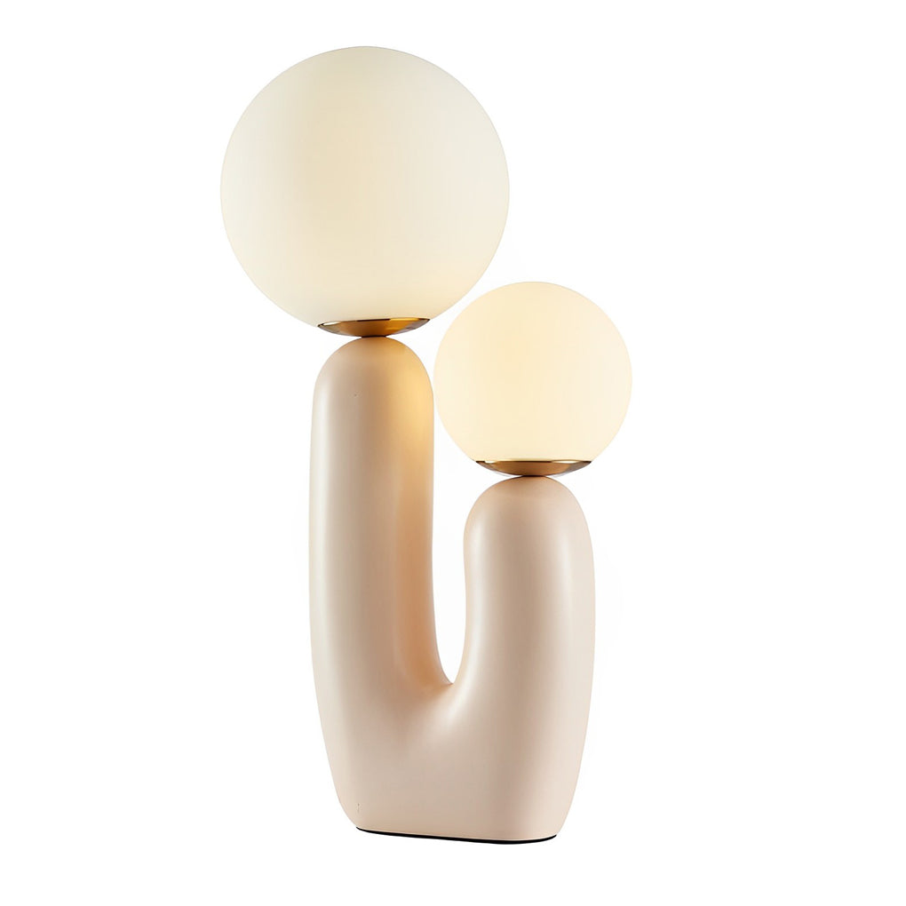 Sage Cactus Table Lamp (18")
