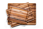 Professional Teak Carving & Cutting Board with Juice Groove, Charcuterie Board, 16x12 in