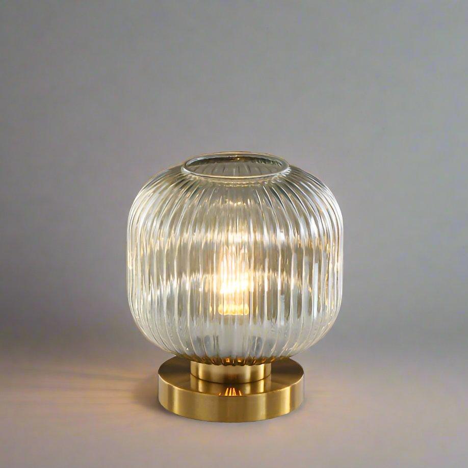 AmberGlow Amber Glass Table Lamp