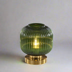 AmberGlow Amber Glass Table Lamp