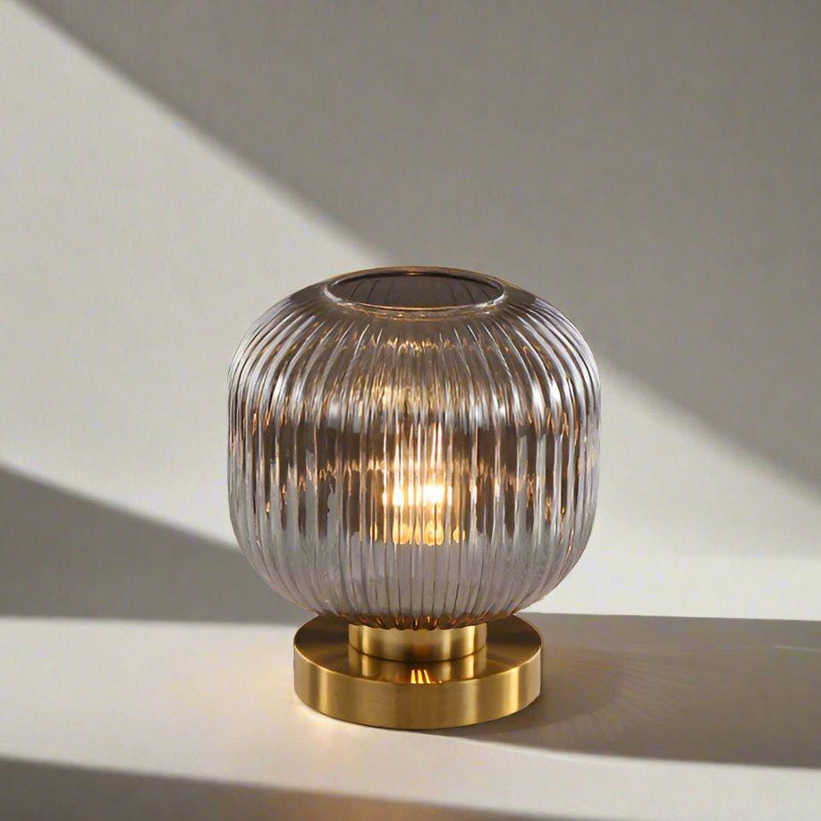 AmberGlow Glass Table Lamp - view 3