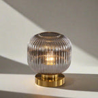 AmberGlow Glass Table Lamp - view 3