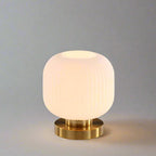 AmberGlow Amber Glass Table Lamp
