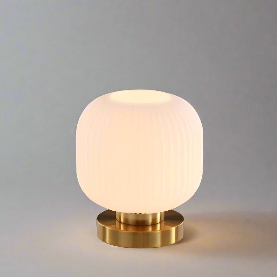 AmberGlow Amber Glass Table Lamp