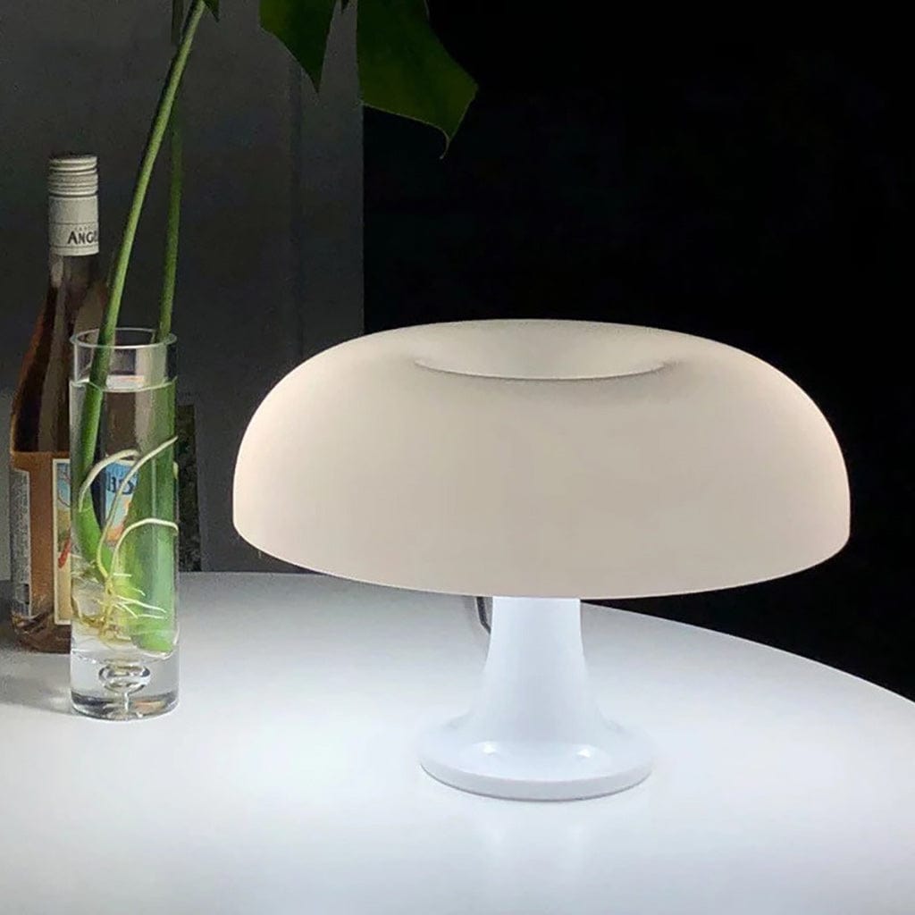 MushRoomGlow Vintage Wood Lamp