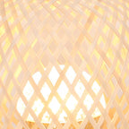 Hana Bamboo Lantern Table Lamp (7")