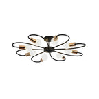Dahlia Floral Flush Mount (33")