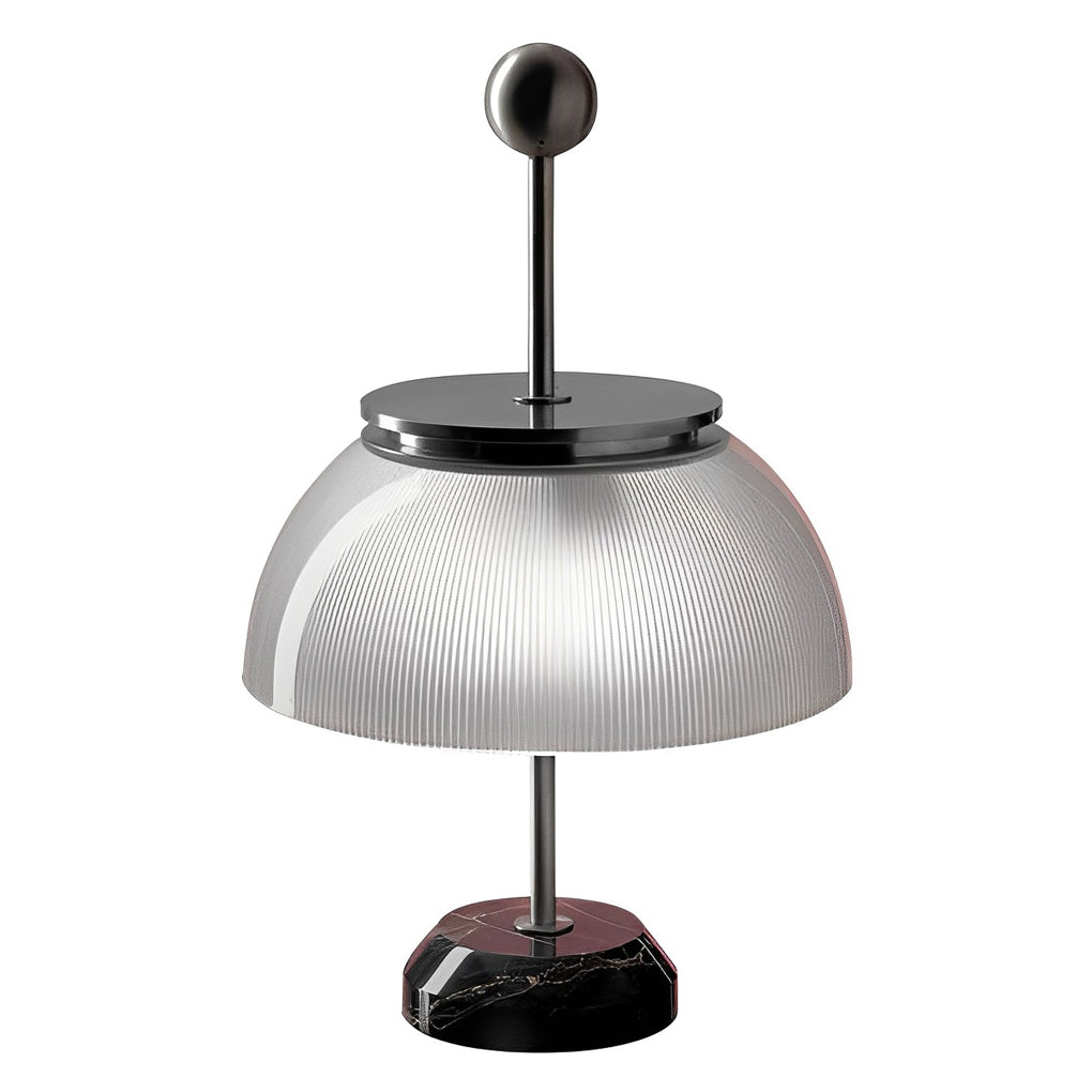 Lucia Ribbed Glass Table Lamp (19")