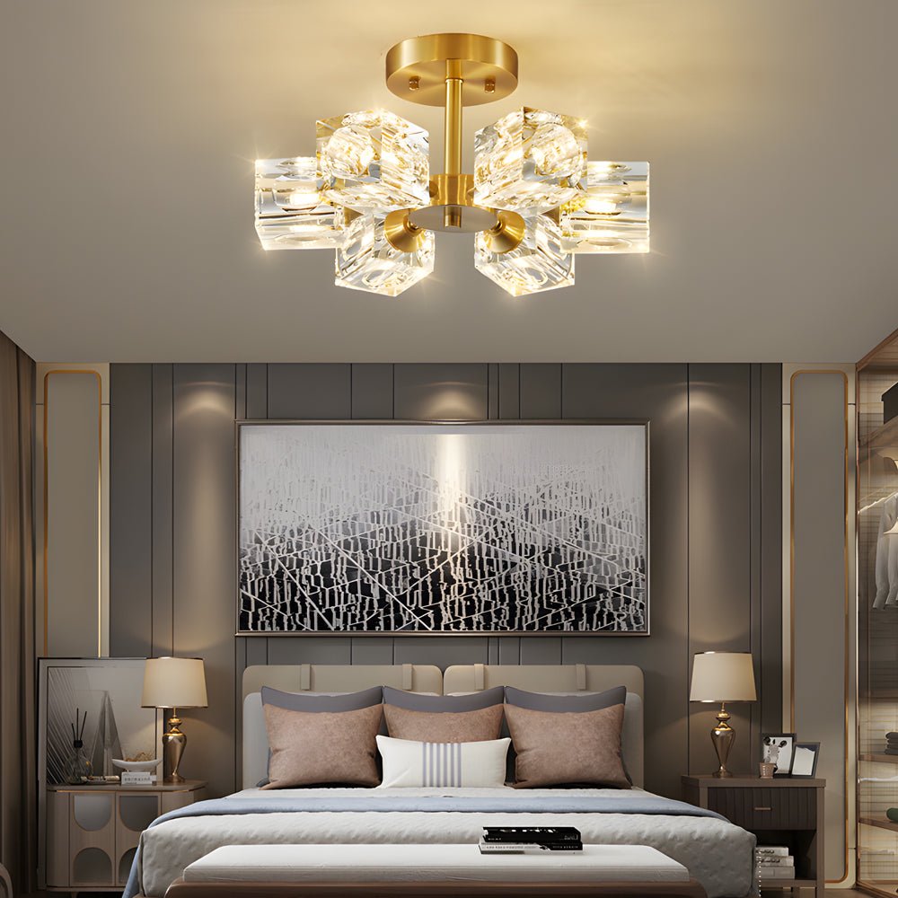 180 Degree Adjustable Crystal Ceiling Light - view 4