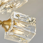 Celeste Adjustable Crystal Flush Mount (13")