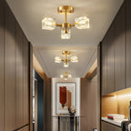 180 Degree Adjustable Crystal Ceiling Light