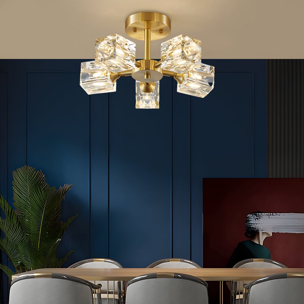 180 Degree Adjustable Crystal Ceiling Light - view 3