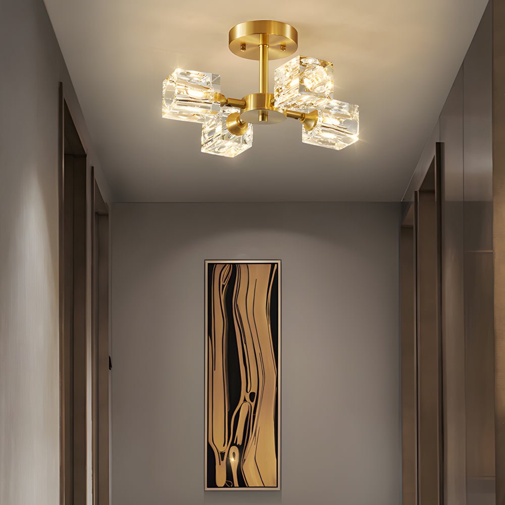 180 Degree Adjustable Crystal Ceiling Light - view 2