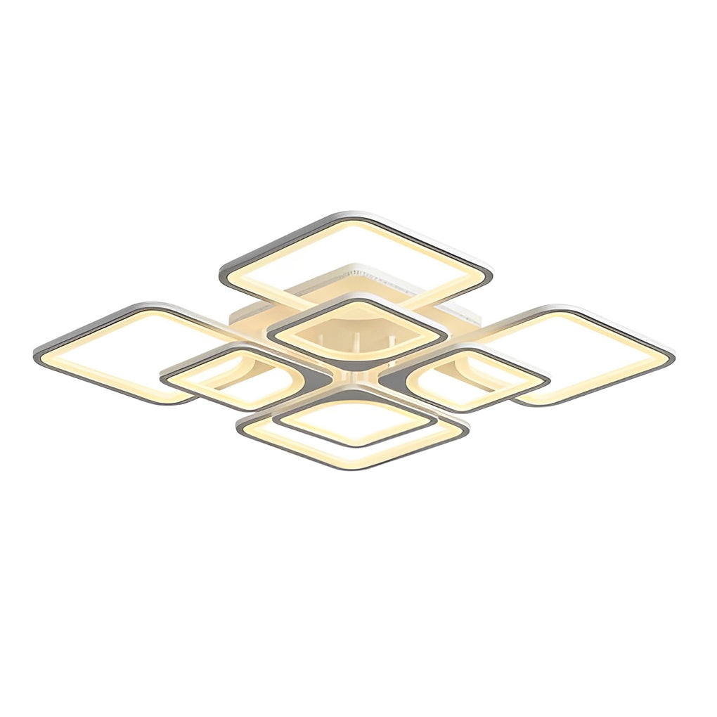 Quadra Dimmable Flush Mount (24")