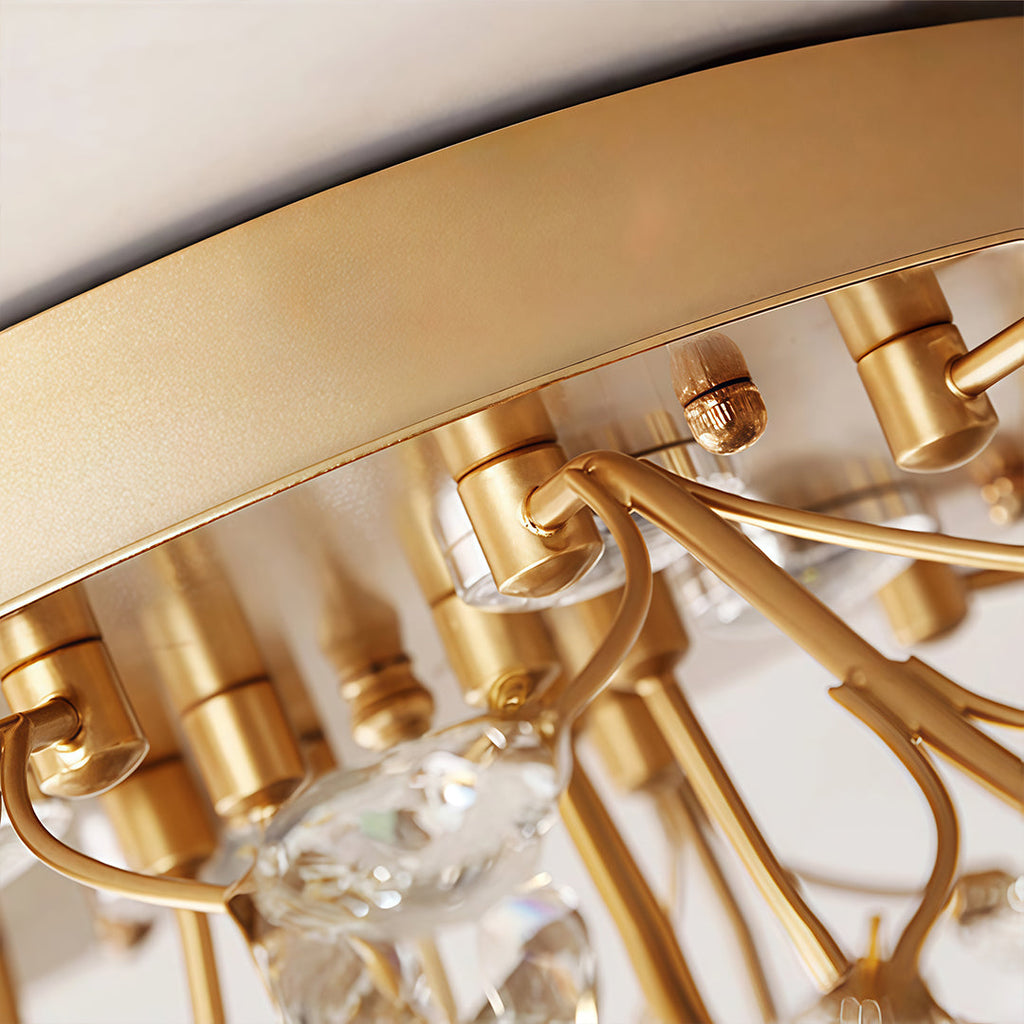 Verdant Crystal Chandelier (31")