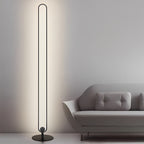 Minimalist Oval Floor Lamp - view 4