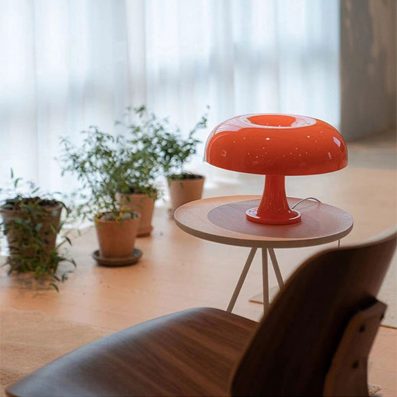 MushRoomGlow Vintage Wood Lamp