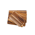 Essential Teak Wood Cutting Board & Charcuterie Board with Juice Groove, 16x11 in