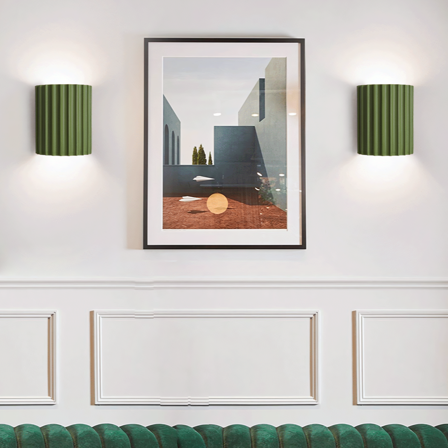 MuraleLuxe Wave Wall Lamp - view 5