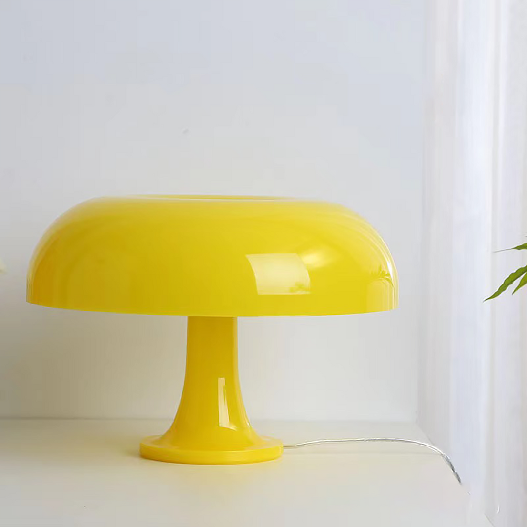 MushRoomGlow Vintage Wood Lamp