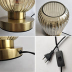 AmberGlow Glass Table Lamp - view 4