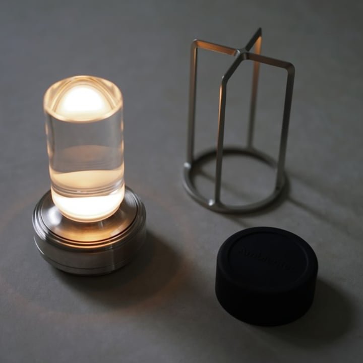 CrystalGlow Dimmable Crystal Lamp