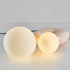 Sage Cactus Table Lamp (18")
