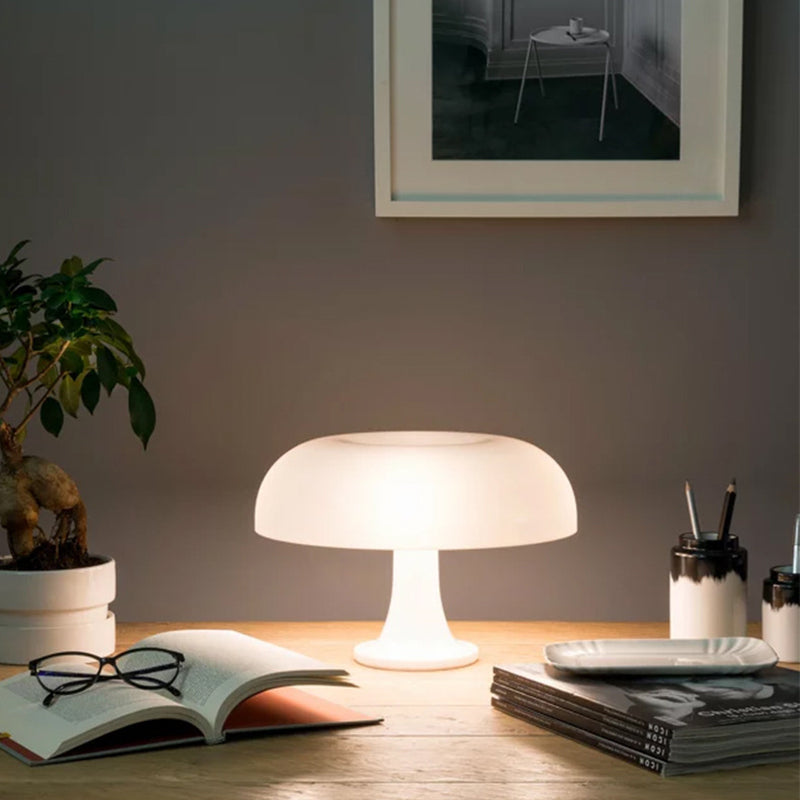 MushRoomGlow Vintage Wood Lamp