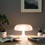 MushRoomGlow Vintage Wood Lamp