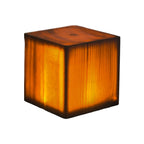 LumiÉclat Wood-Grain Table Lamp