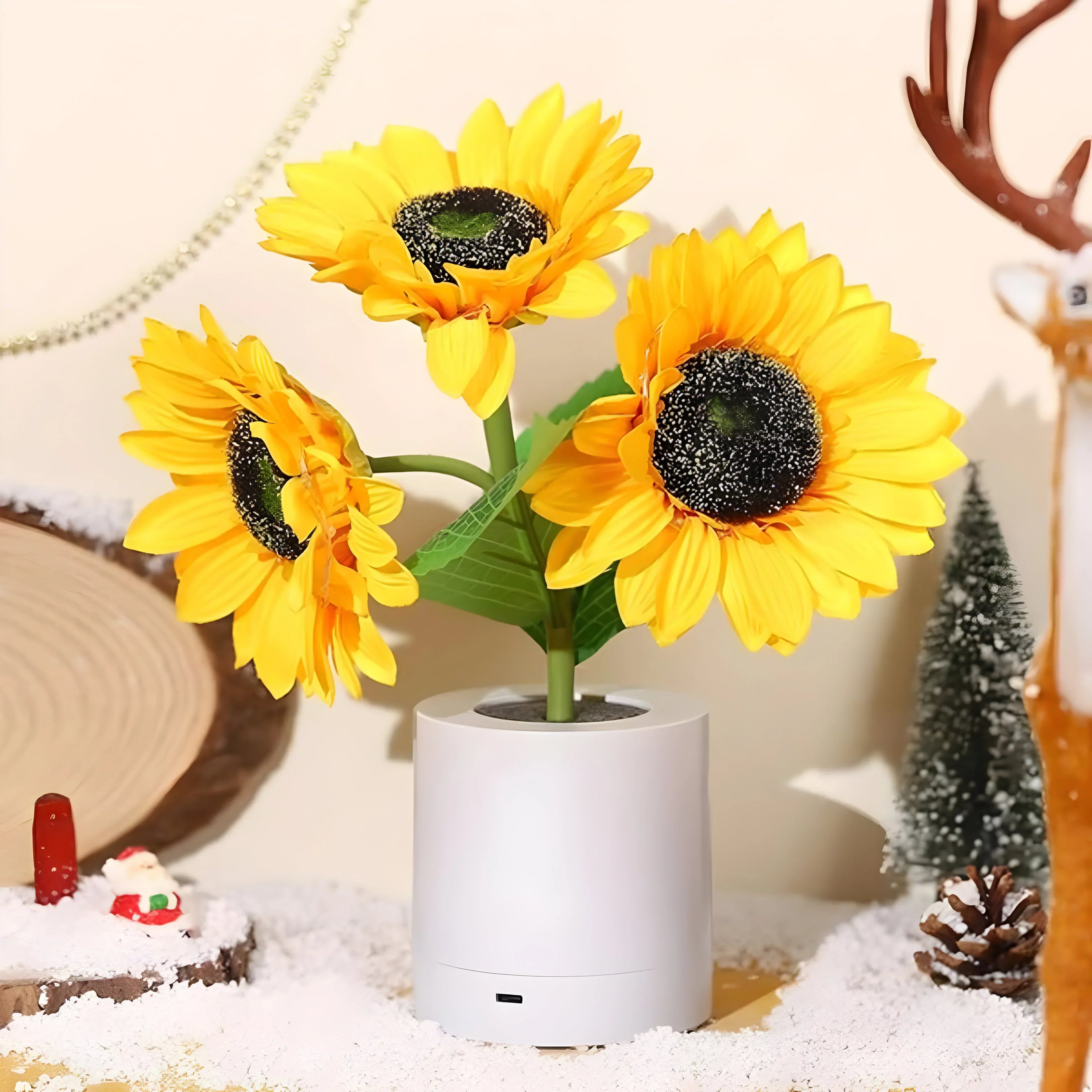 Solarea Bloom Floral Table Lamp - view 4