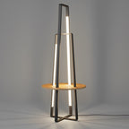 Valet Wood Tray Floor Lamp (63")