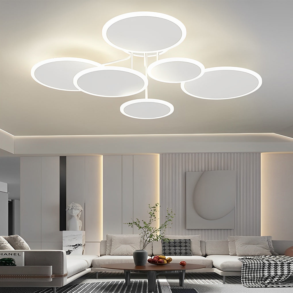 Perla Dimmable Flush Mount (20"–45")