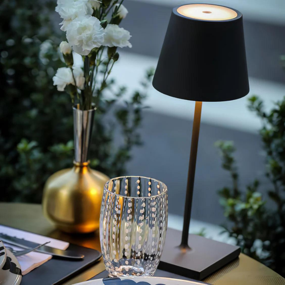 GoldGlow Cordless Table Lamp