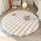 Cloud Comfort Round Bubble Rug | Soft Fluffy Circle Carpet