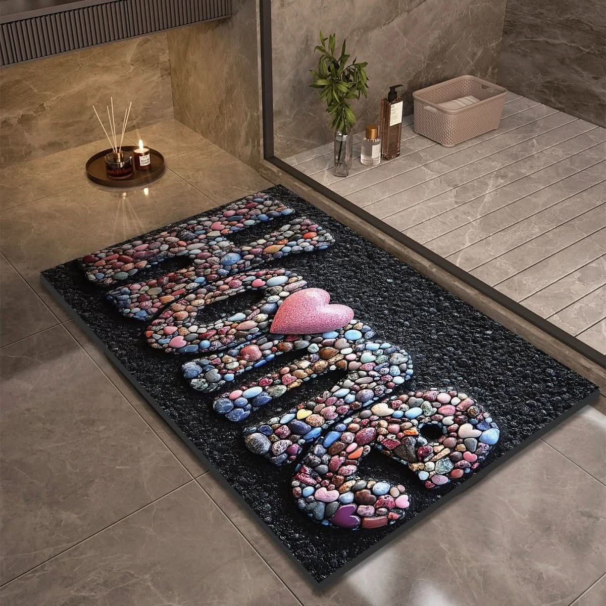 AquaSoft Quick-Dry Bath Mat